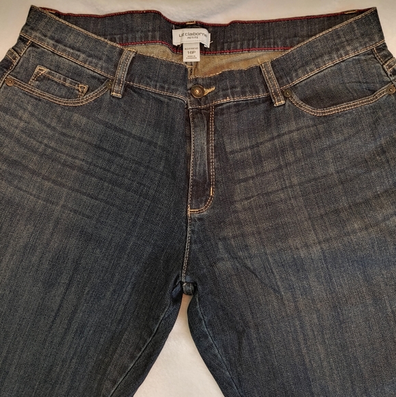 liz claiborne boyfriend jeans plus size